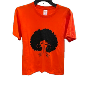AFRO Big Hair Black Girl Magic graphic T-Shirt S